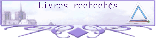 Livres rechech�s
