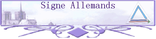 Signe Allemands